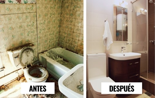 reformas de baños pequeños fotos